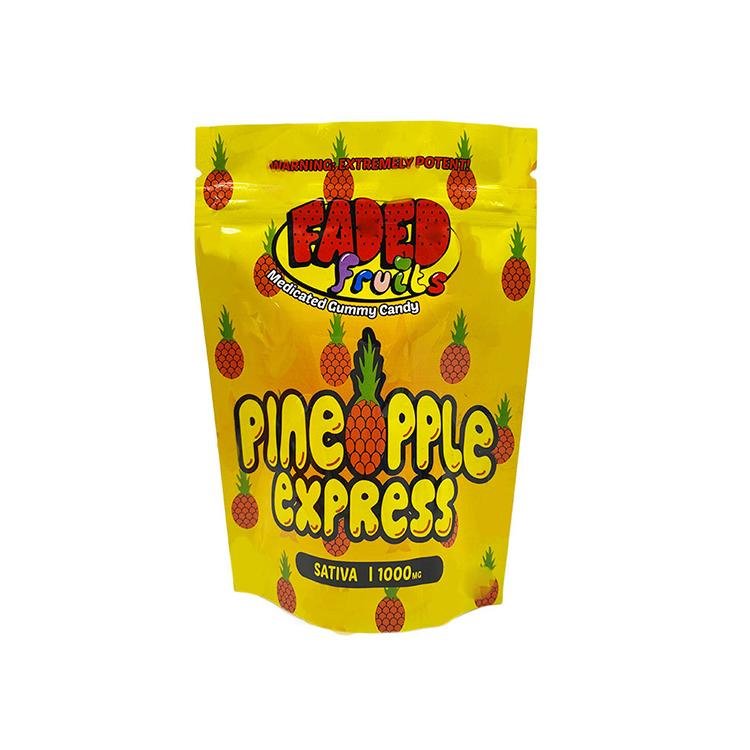 Faded Fruits Pineapple Express gummies retail pack